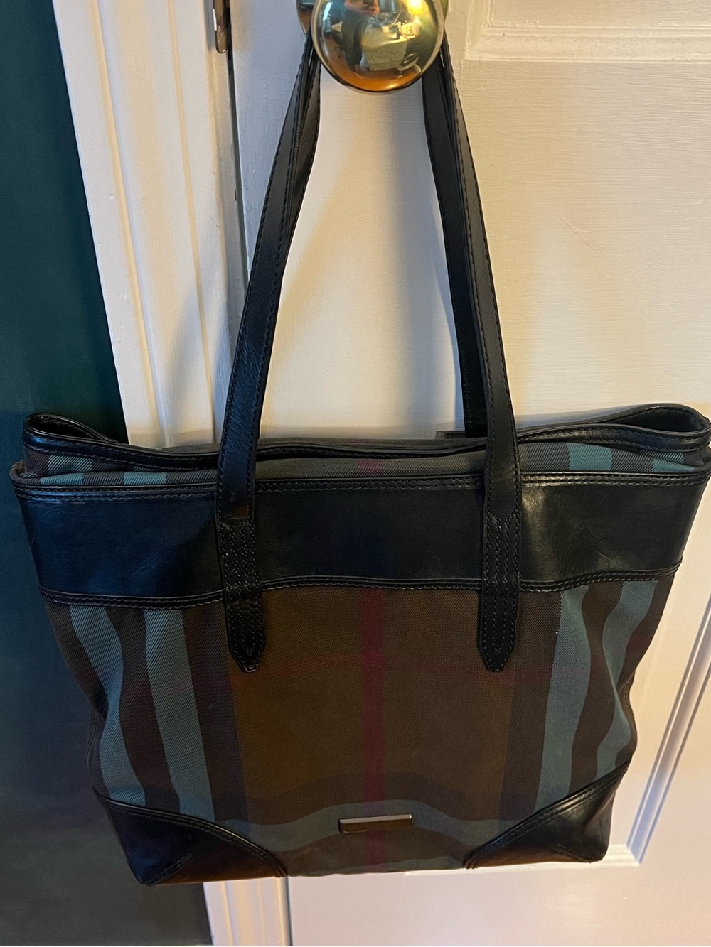 Vintage Authentic Burberry Tote Bag